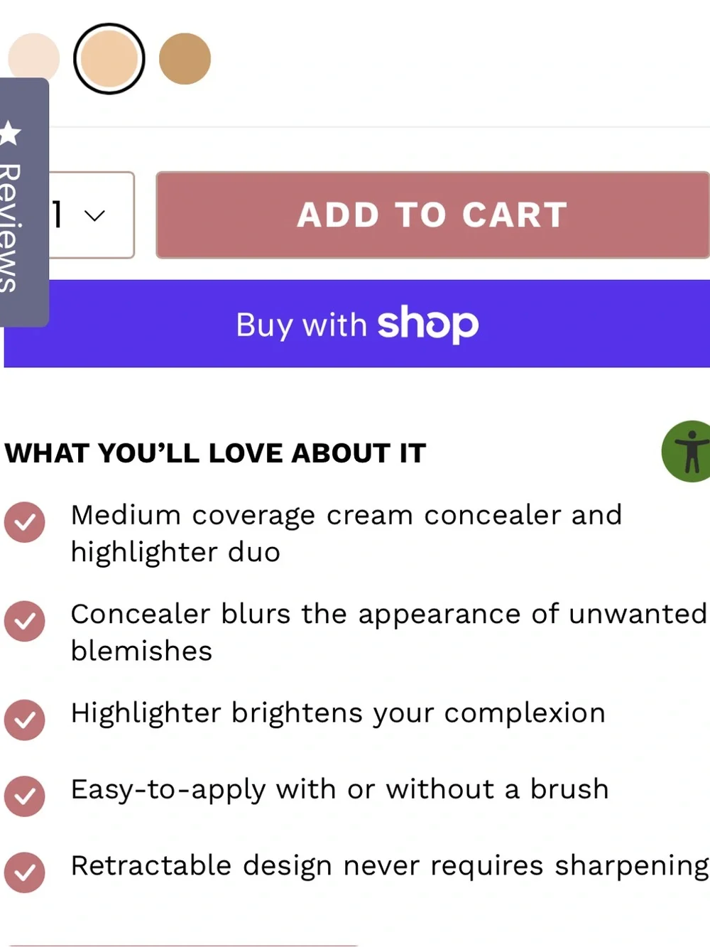 bdb Highlighter and Concealer Duo Stick — Medium